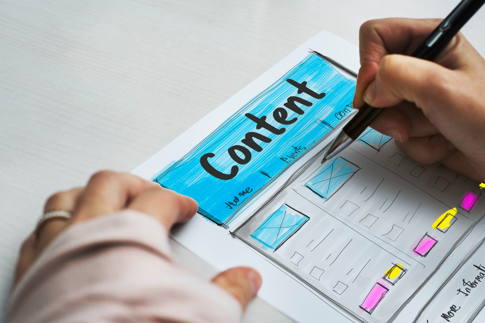 Content creation for SEO services